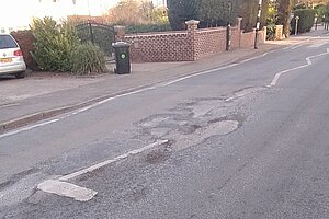 Pothole on Park Road