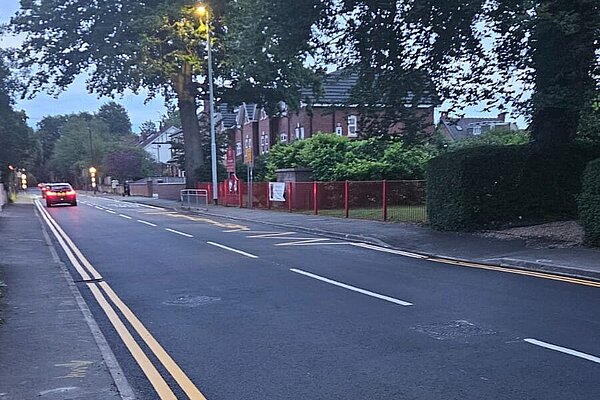 Park Road towards Timperley Village