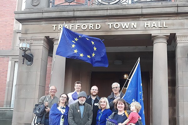 Brexit Protest at Trafford Town Hall